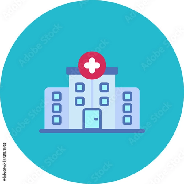 Obraz Clinic icon vector image. Can be used for Donations.