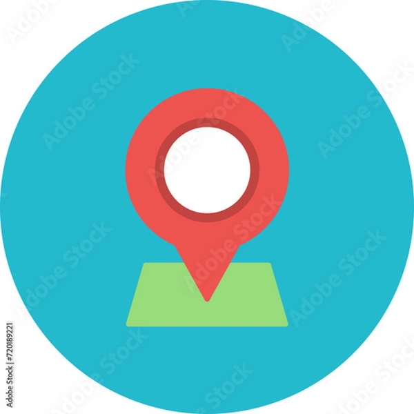 Obraz Location icon vector image. Can be used for Map and Navigation.