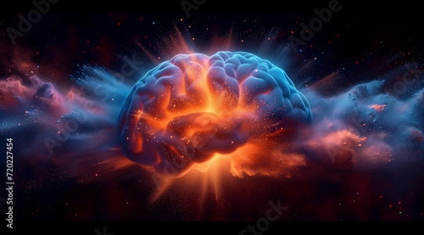 Fototapeta visualization of space