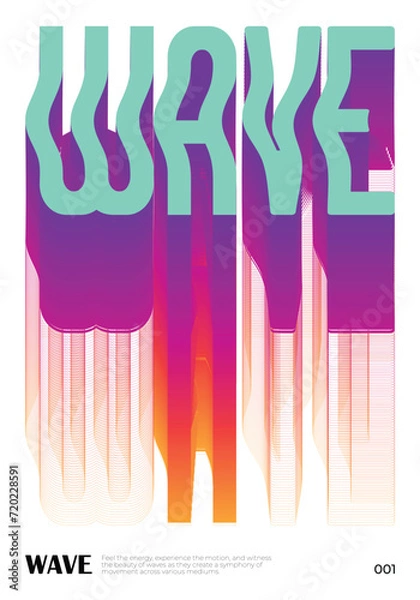 Fototapeta Poster Modern Aesthetic Color Simple