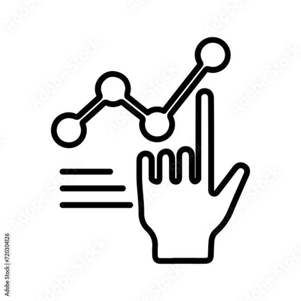 Obraz Gesture Vector Icon