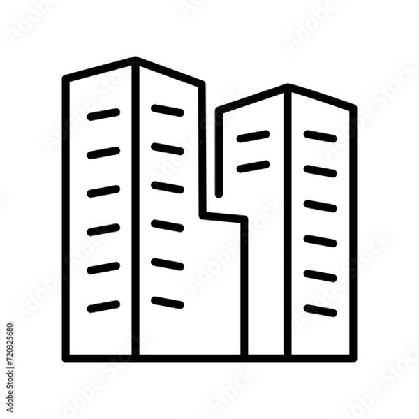 Obraz Apartment Line Icon 