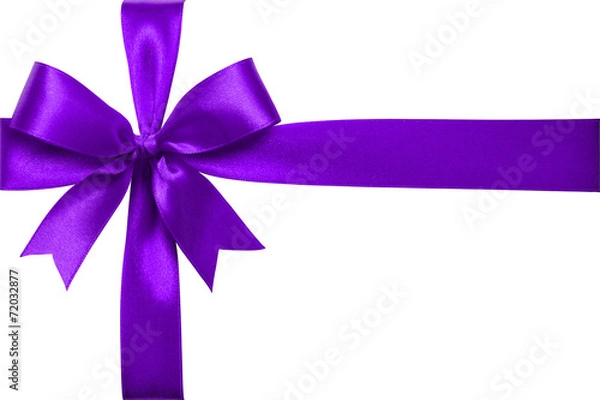 Obraz purple ribbon