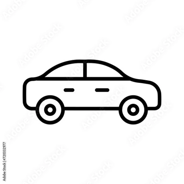 Fototapeta Car Vector Icon