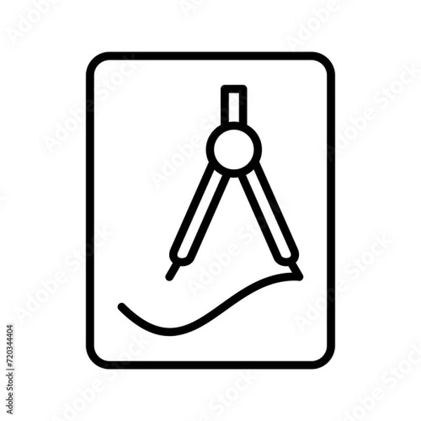 Fototapeta Study Tools Vector Icon