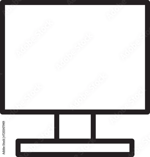 Fototapeta Computer Monitor Icon
