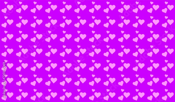 Obraz abstract purple background with hearts