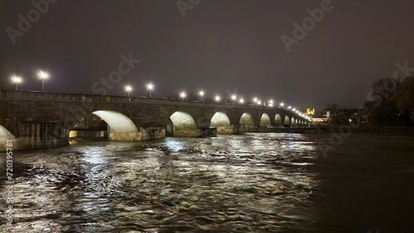 Obraz Regensburg at night