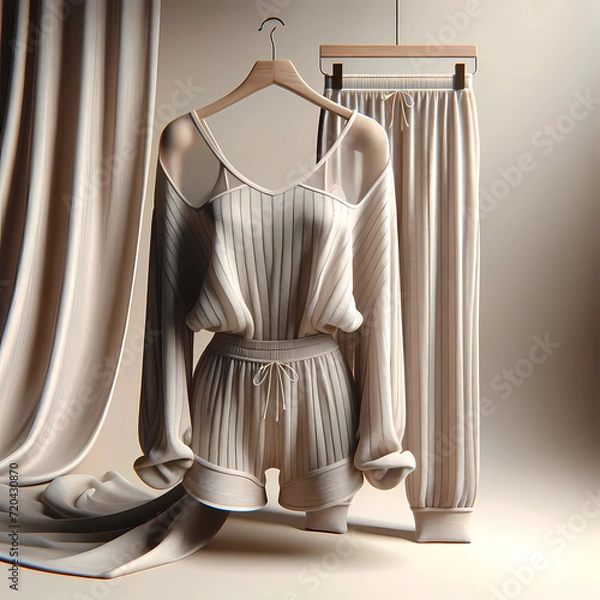 Obraz  pajama set mockup.