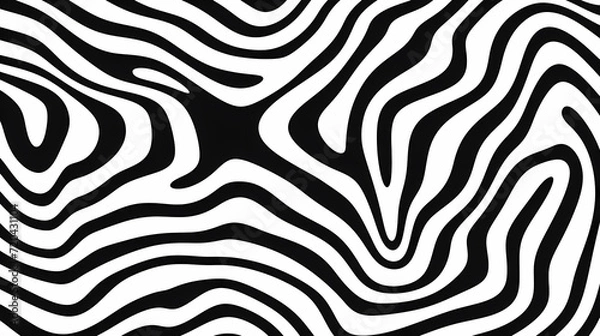 Fototapeta Abstract seamless doodle background, artistic background
