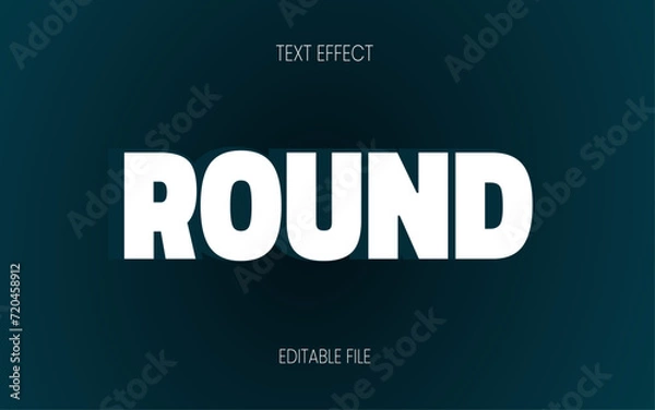 Fototapeta simple text effect template