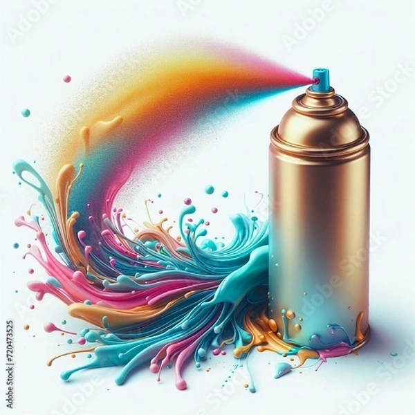 Fototapeta spray paint can