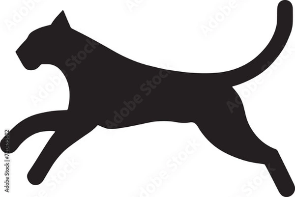 Obraz Prowling Puma Silhouette
