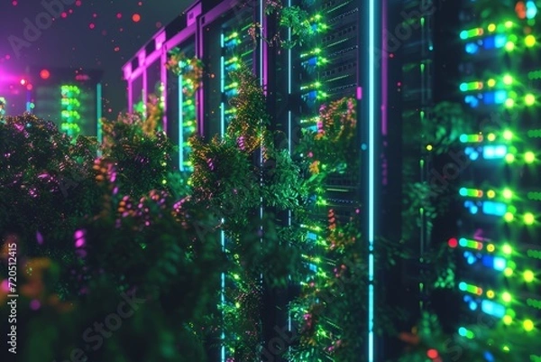 Obraz Unveiling The Mysterious Realm Of Servers In Pictureperfect Wonderland