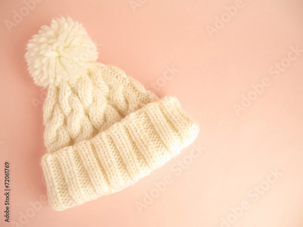 Obraz 白いニット帽
