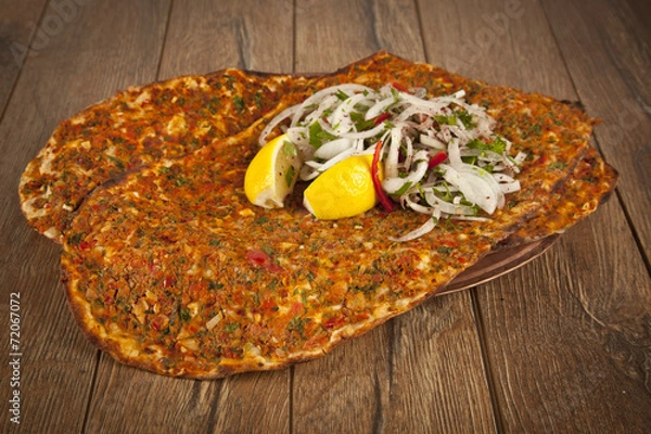 Obraz Turkish pide lahmacun