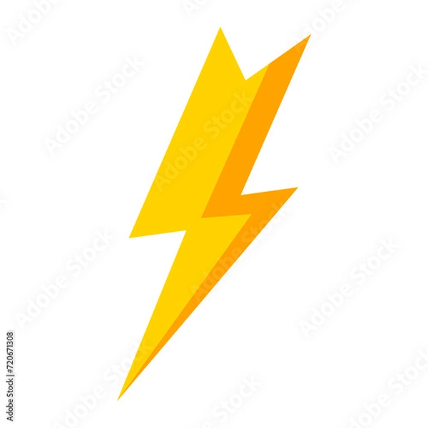 Obraz lightning bolts icon.