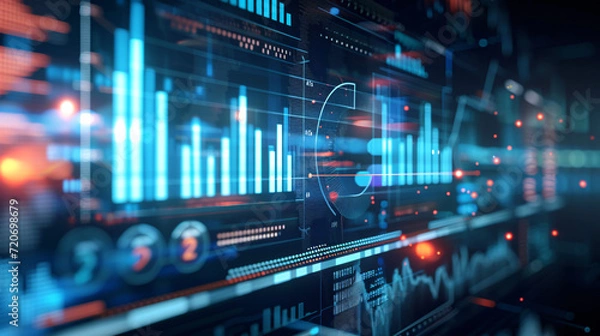 Obraz optics background with spots