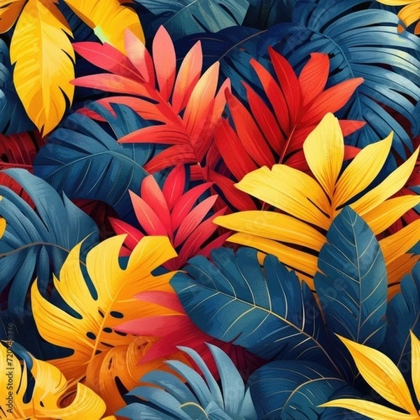 Obraz Green Wall Seamless for background