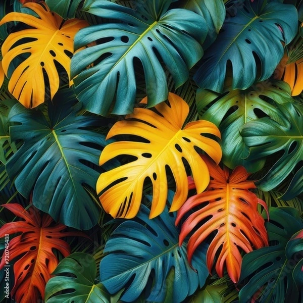 Obraz Green Wall Seamless for background