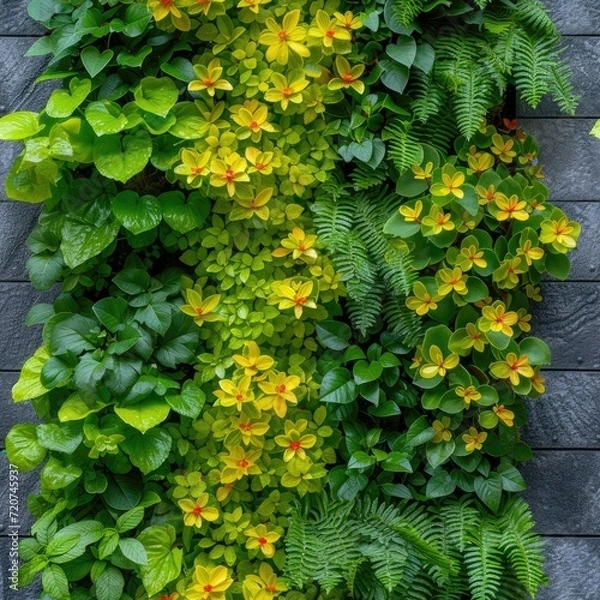 Obraz Green Wall Seamless for background
