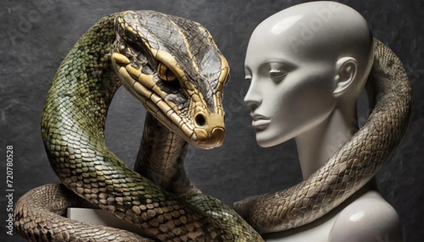 Obraz Large lizard people - 06