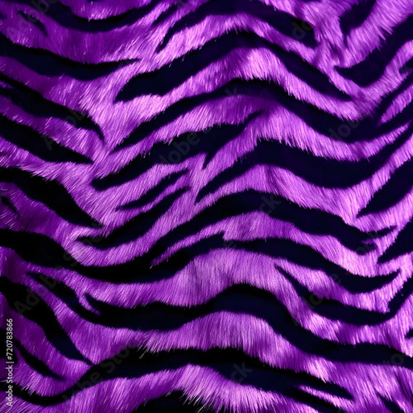 Obraz Purple tiger skin background texture