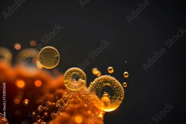 Fototapeta background with bubbles