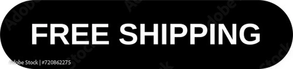 Obraz Free shipping label