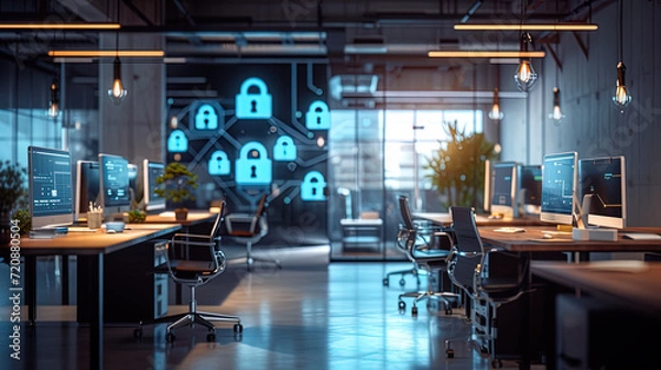 Fototapeta Interacting with the Digital Realm: User Engagement in a Cyber World of Data Protection