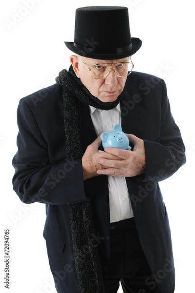 Obraz Scrouge with His Piggy