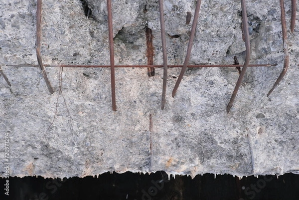 Obraz 劣化した鉄筋コンクリート