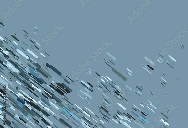 Obraz Light Blue, Green vector pattern with narrow lines.