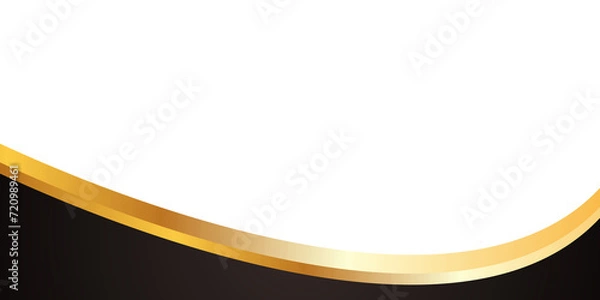 Fototapeta Luxury abstract background with gold lines on dark. black gold background concept