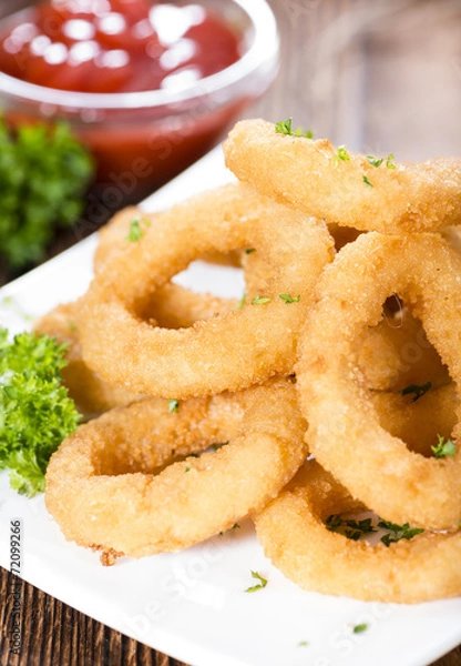 Fototapeta Portion of Onion Rings