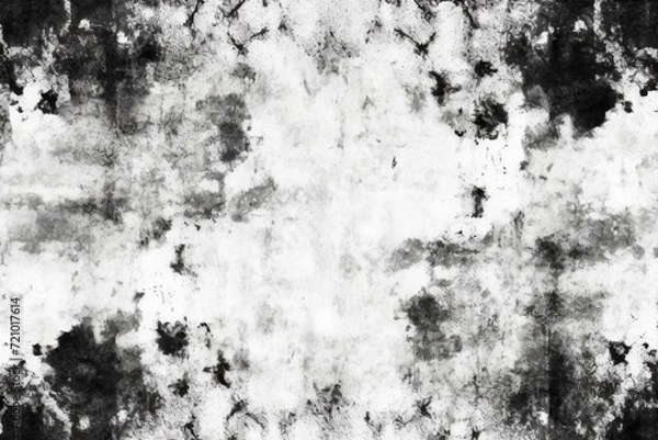 Fototapeta Abstract earthy surface pattern. Monochrome grunge design with white overlay. High-quality print illustration. Repeatable graphic swatch. Generative AI