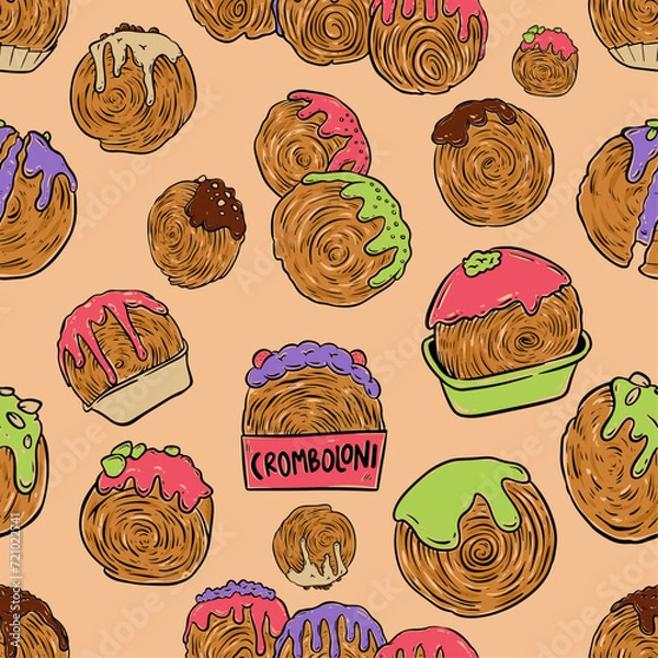 Obraz SEAMLESS PATTERN OF CROMBOLONI