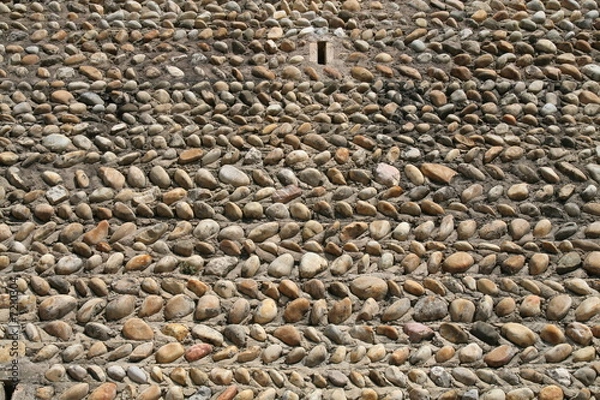 Obraz mur en galet
