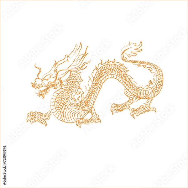 Obraz Hand Drawn  Dragon.