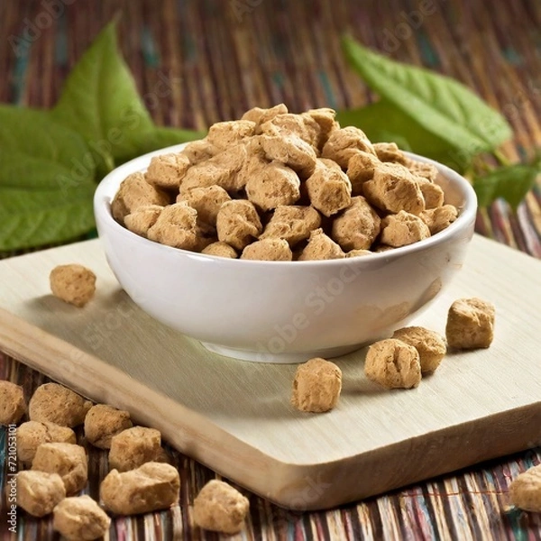 Obraz Soya Chunks or Soya Badi