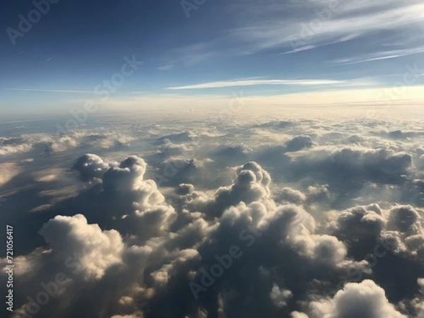 Fototapeta clouds over the sky, Generative AI