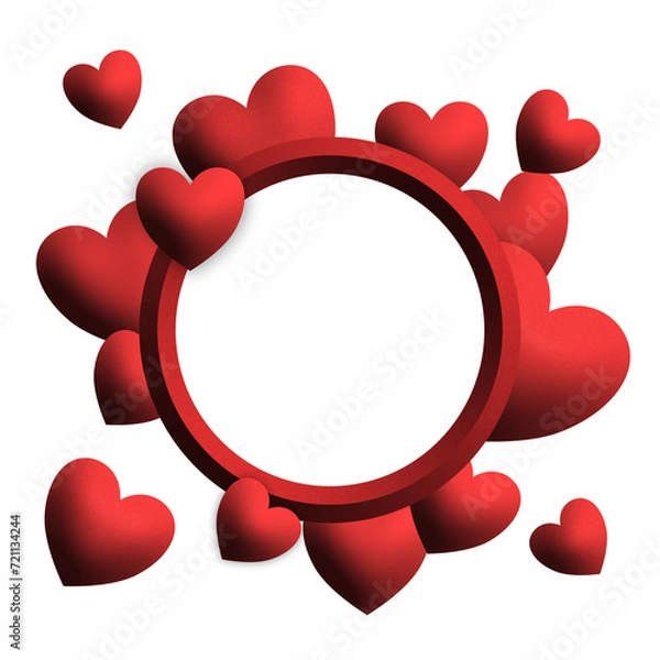Obraz heart frame with hearts