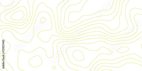 Obraz Abstract background with topographic contour map with geographic green color line map .white wave paper curved reliefs abstract background .vector illustration of topographic line contour map design .
