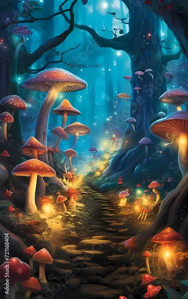 Obraz Enchanted Forest Glade