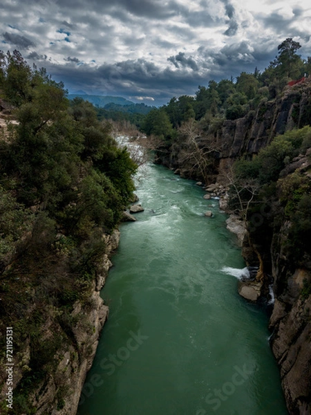 Obraz the river in the mountains