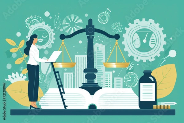 Fototapeta Regulatory and Ethical Considerations: Adherence to regulatory guidelines