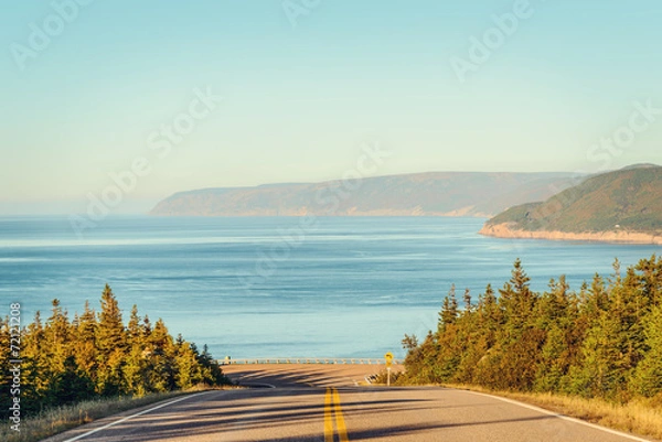 Obraz Cabot Trail Highway  in fall