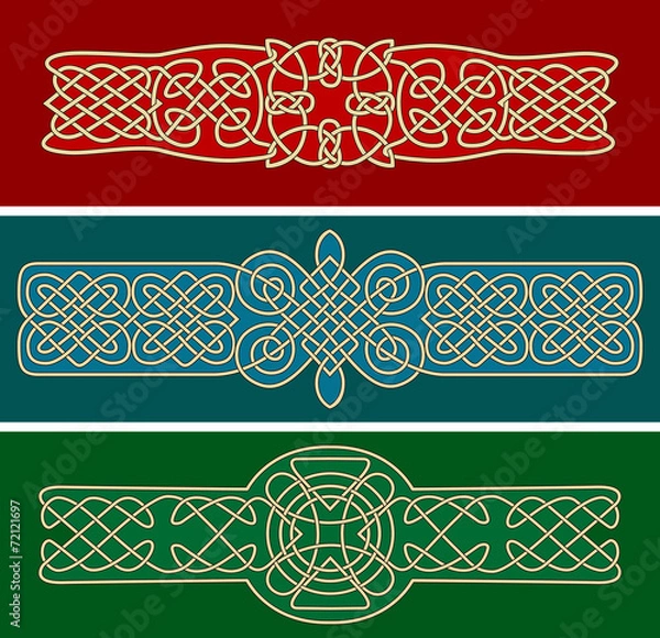 Obraz Celtic ornaments and patterns