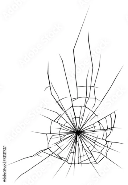 Obraz Broken glass