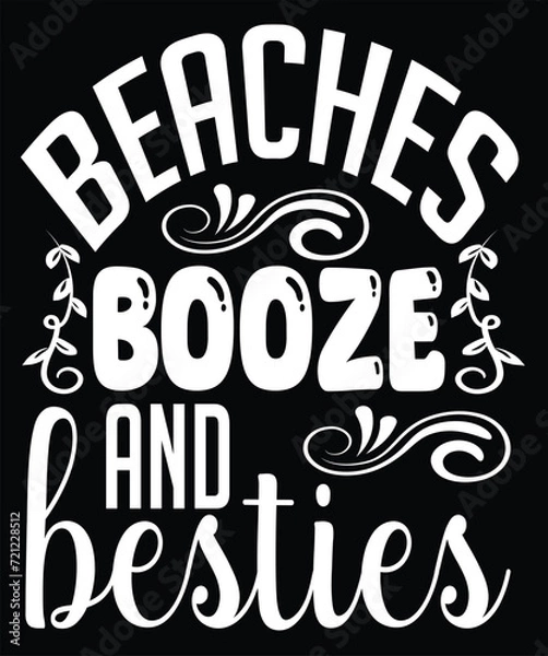 Obraz beaches booze and besties